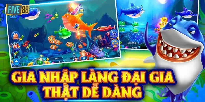 Bắn Cá Nổ Hũ Five88 - Tựa Game Cá Cược Ăn Khách Nhất 2024